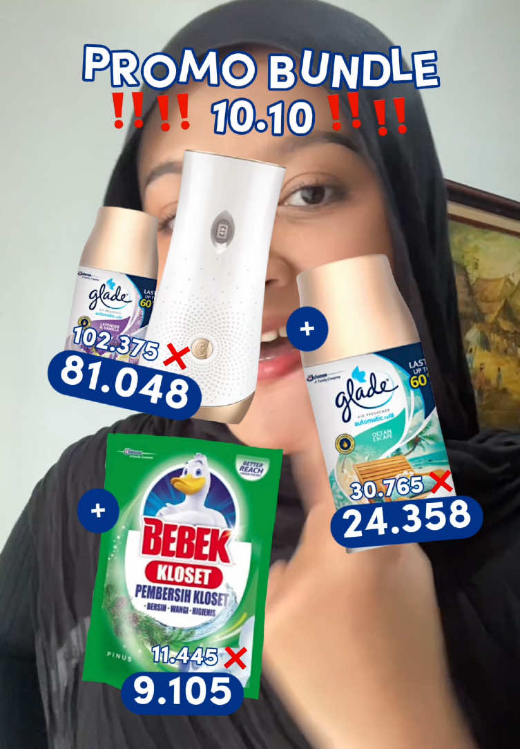 Nantikan harga PROMO spesialnya di tanggal 10 Oktober 2025!😉 #promobundle #doubledate #likesugaronmytounge #scjohnson #diskon 
