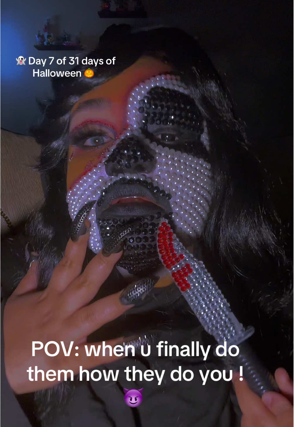 I will always treat others how they treat me! 💋 that’s my #goldenrule #fypシ #villainera #bedazzled #ghostface @P.H.A.T. GURLZ 