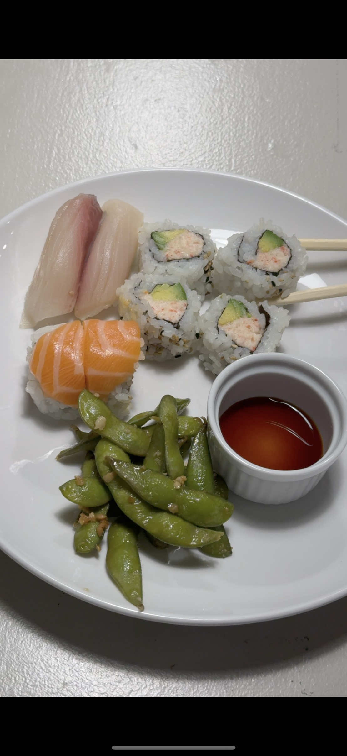 I ordered takeout on @DoorDash and had a solo sushi date night at home #sushi #doordash #bayarea #solodate 