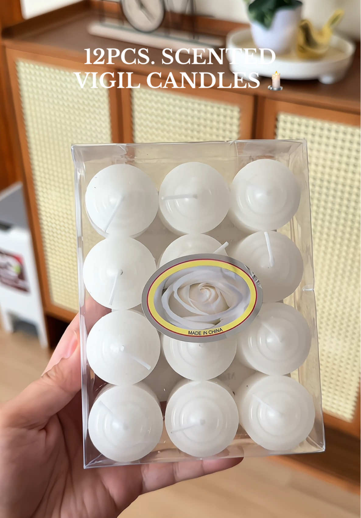12pcs Scented Vigil Candles 🕯️ Pwede rin for other events & marami pang ibang colors na available! ☺️  #vigilcandles #candle  #candleforcemetery #kandila #scentedvigilcandle 