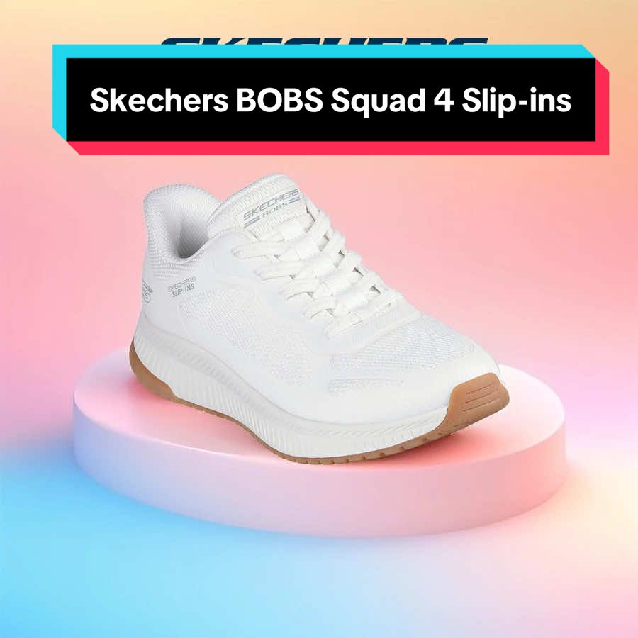 Skechers BOBS Squad 4 Slip-ins #Skechers #Slipins #BOBSSquad4 #GiayTheThaoNu #memoryfoam 