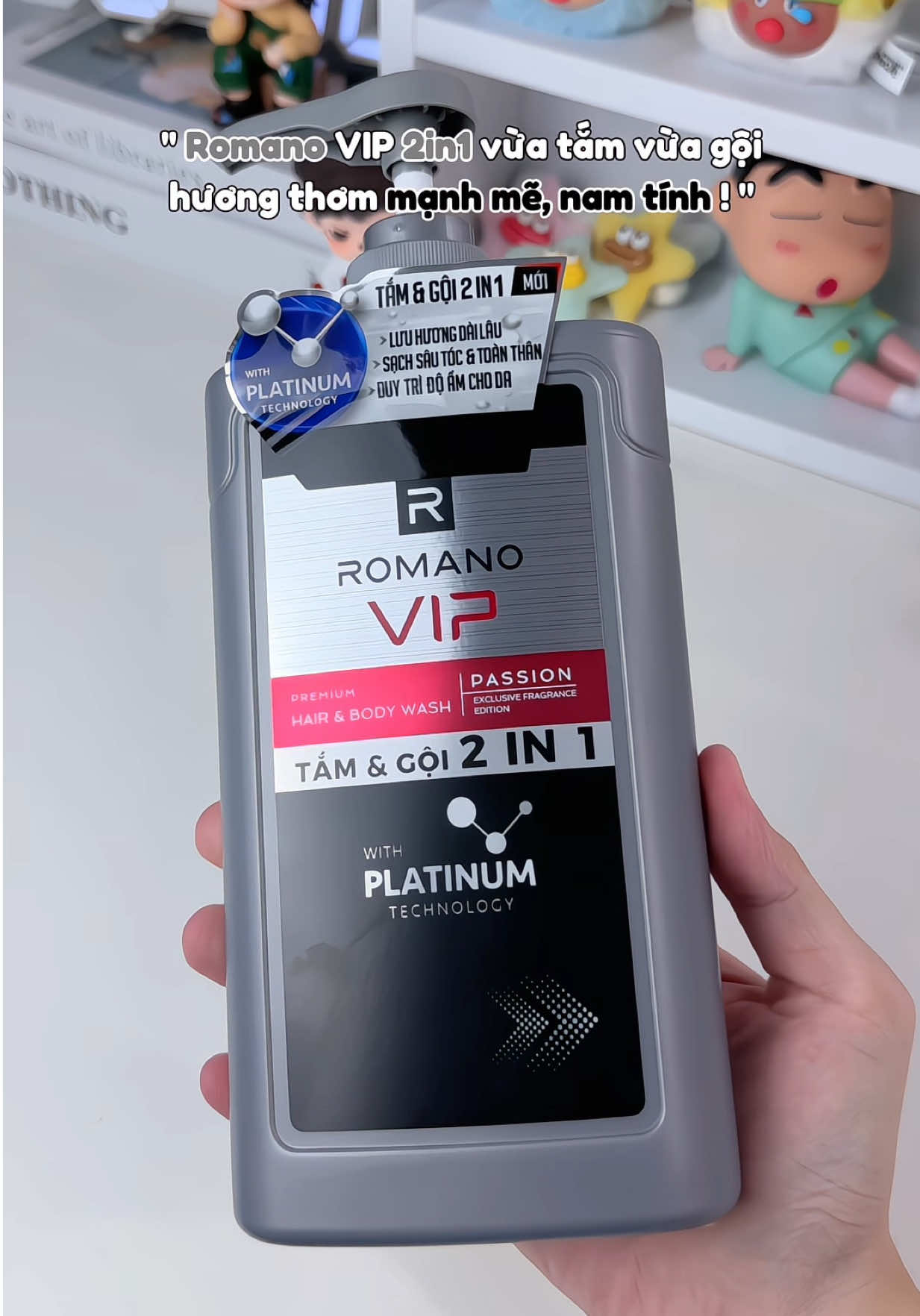 tắm gội 2in1 Romano hương thơm lịch lãm, cuốn hút cho phái mạnh 💪🏽 #tamgoinam #tamgoi2in1 #thomlau #romano #duyyhungreview 