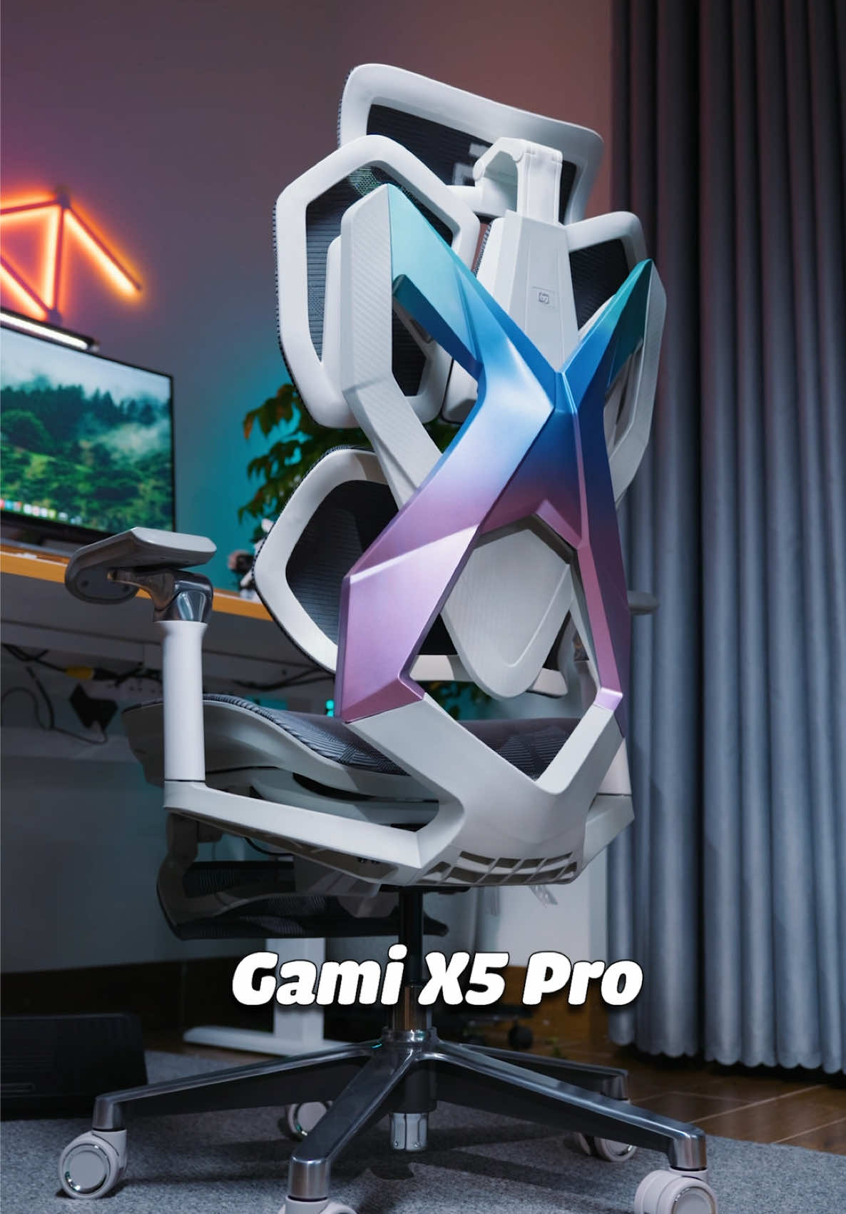 Ghế Gaming công thái học cực ngầu Gami X5 Pro #nghiensetups #desksetup #ghecongthaihoc #GamiX5pro 