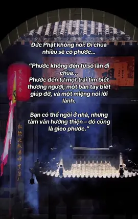 Phước đến từ một trái tim biết thương người…#phatphapnhiemmau #hocphatmoingay #tutaptinhtan🙏🏻 #tutaptaigia🍀 #phatphap 