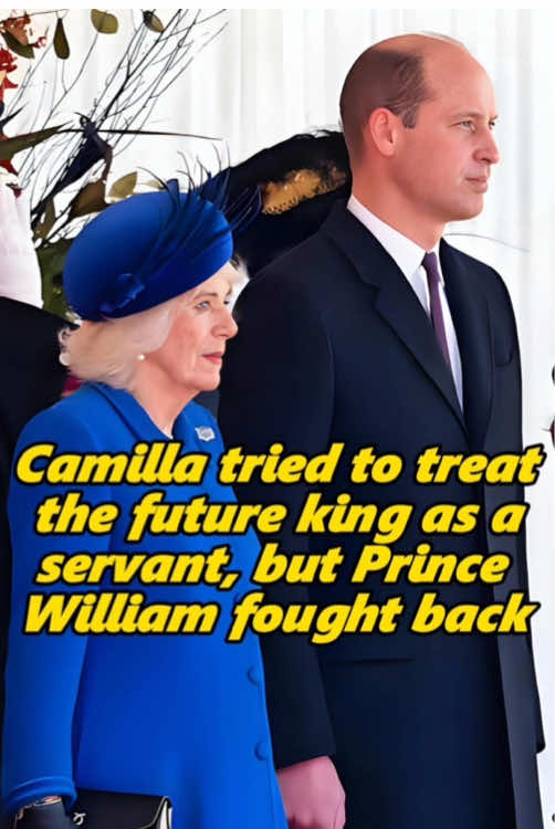 Camilla intentó tratar al futuro rey como un sirviente, pero el príncipe Guillermo contraatacó.#queencamilla #kingcharles #princessdiana #princewilliam #katemiddleton #queen #fyp #celebrity #tiktok #royal #Royalfamily #trending 