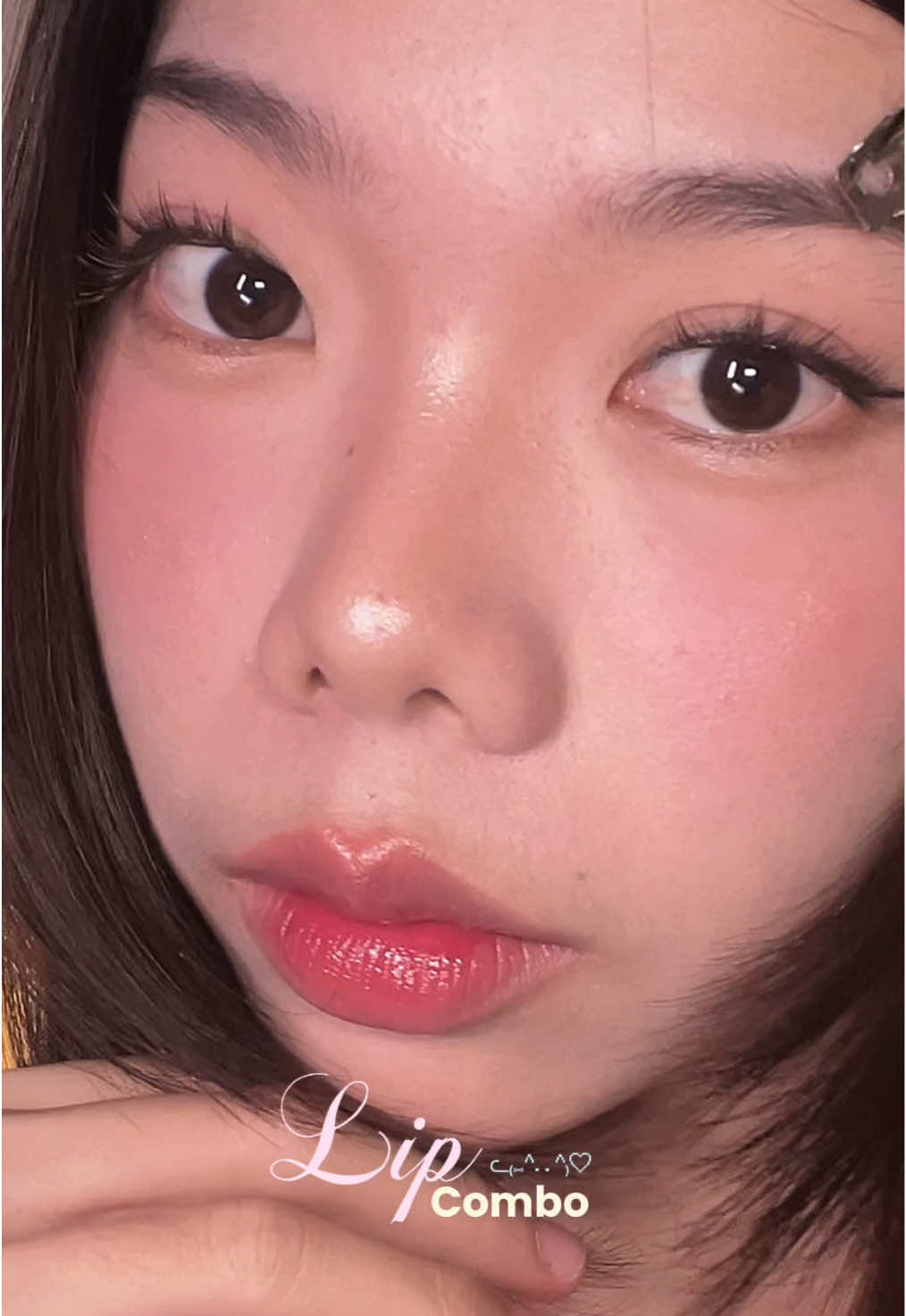 Lip combo❣️ Product : @COSNORI Soft Drawing Over lip Maker [05 Nudy Beige] Tpsy Juicy Lip Plumper [04,10] @solynnofficial Crystal Glam Lip Tint Oil [05 RIBBON] #lipcombo #lips #beauty 