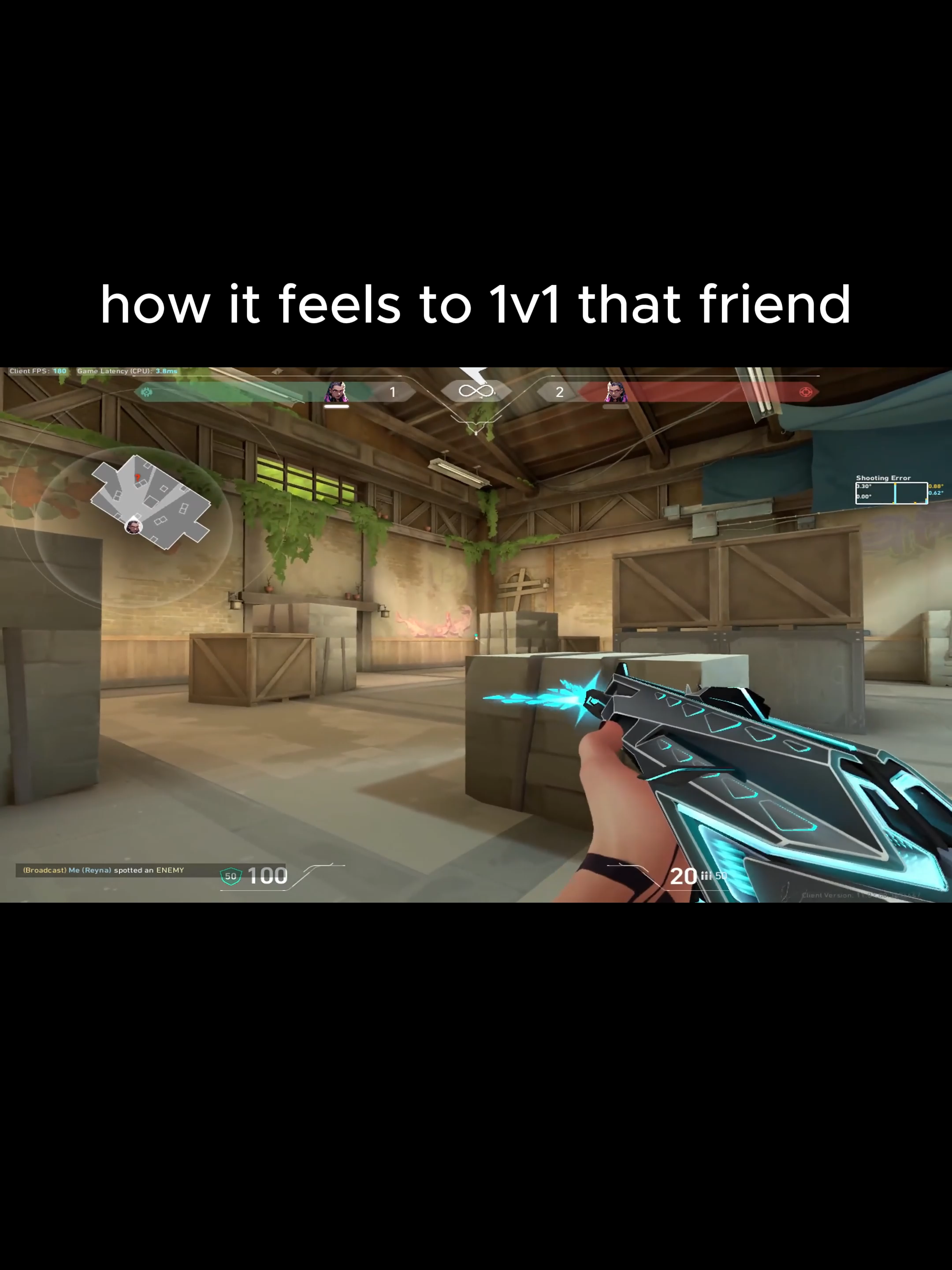 1v1'ing that one friend... #Valorant #fyp #foryoupage #1v1