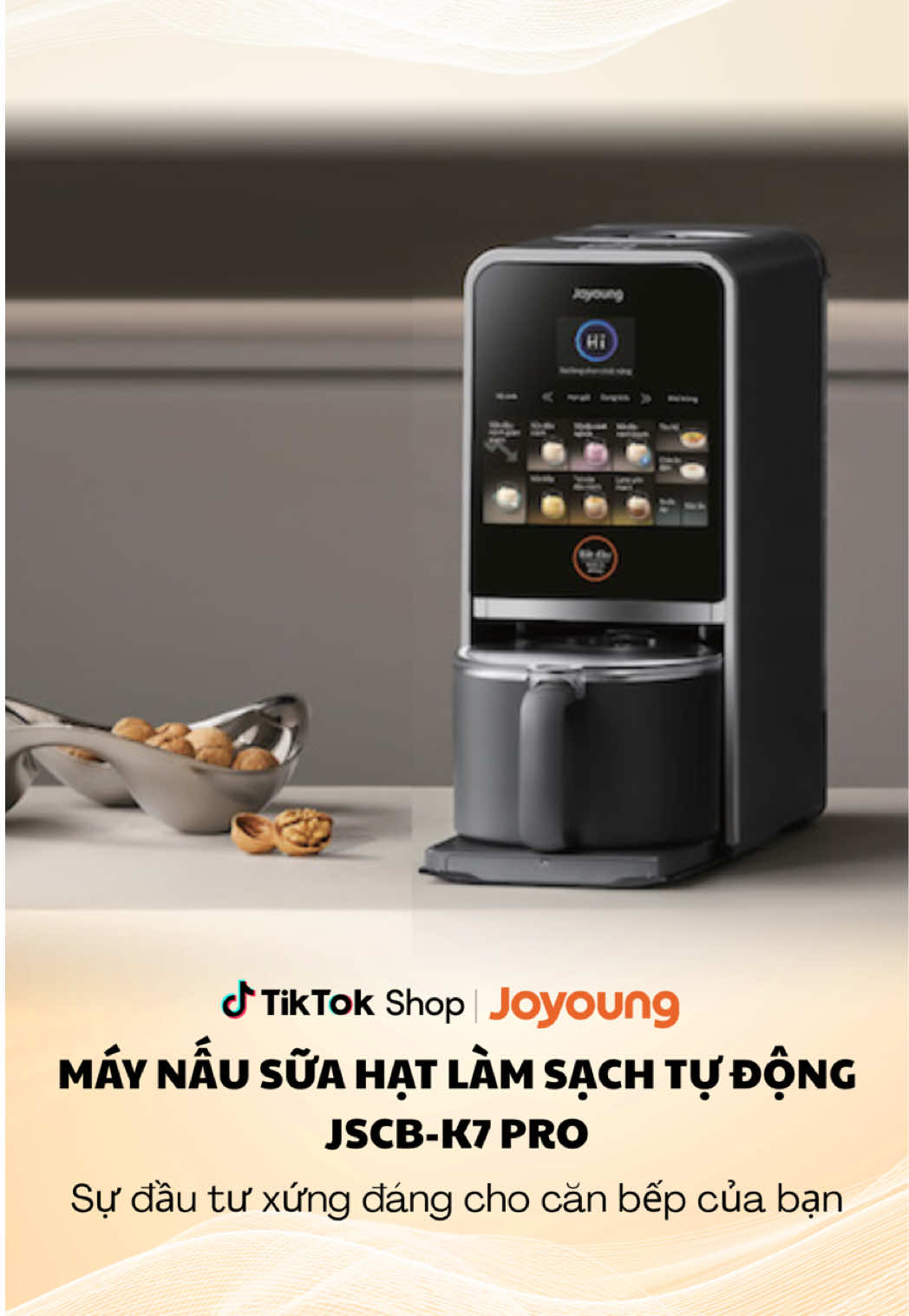 Máy làm sữa hạt làm sạch tự động Joyoung K7 Pro có gì mà lại khiến Masterchef Minh Nhật yêu thích đến vậy?  🤔Cùng xem qua những tính năng hữu ích khiến ai mê bếp cũng “phải lòng” K7 Pro ngay 😍 #JoyoungVietNam #EnjoyBeingHealthy #MinhNhatMasterchef #MayLamSuaHat #K7Pro