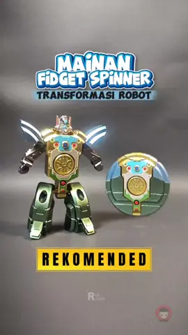 Mainan Fidget Spinner tranformasi robot #mainan #fidgetspinner #mainanrobot #gasing #mainanunik 