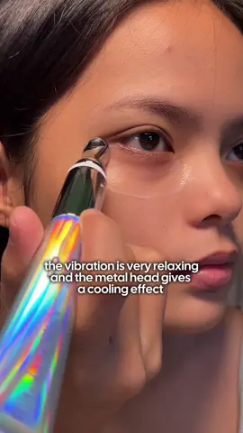 ang relaxing nito gamitin!  #icelerskinph #eyecream #darkcircles #skincare  #fyp