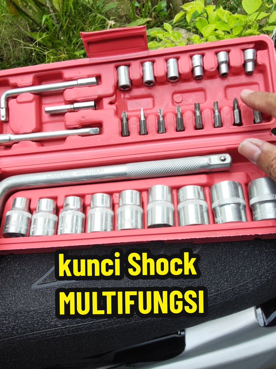 KUNCI SHOCK 27 PCS bahan chrome fanadium  BURUAN ambil diis kon nya DISCLAIMER HARGA BISA BERUBAH SEWAKTU WAKTU ✅  #perkakas #bengkel #kuncishock #kunci #kuncisocketmultifungsi #kuncisok #kuncisocket 