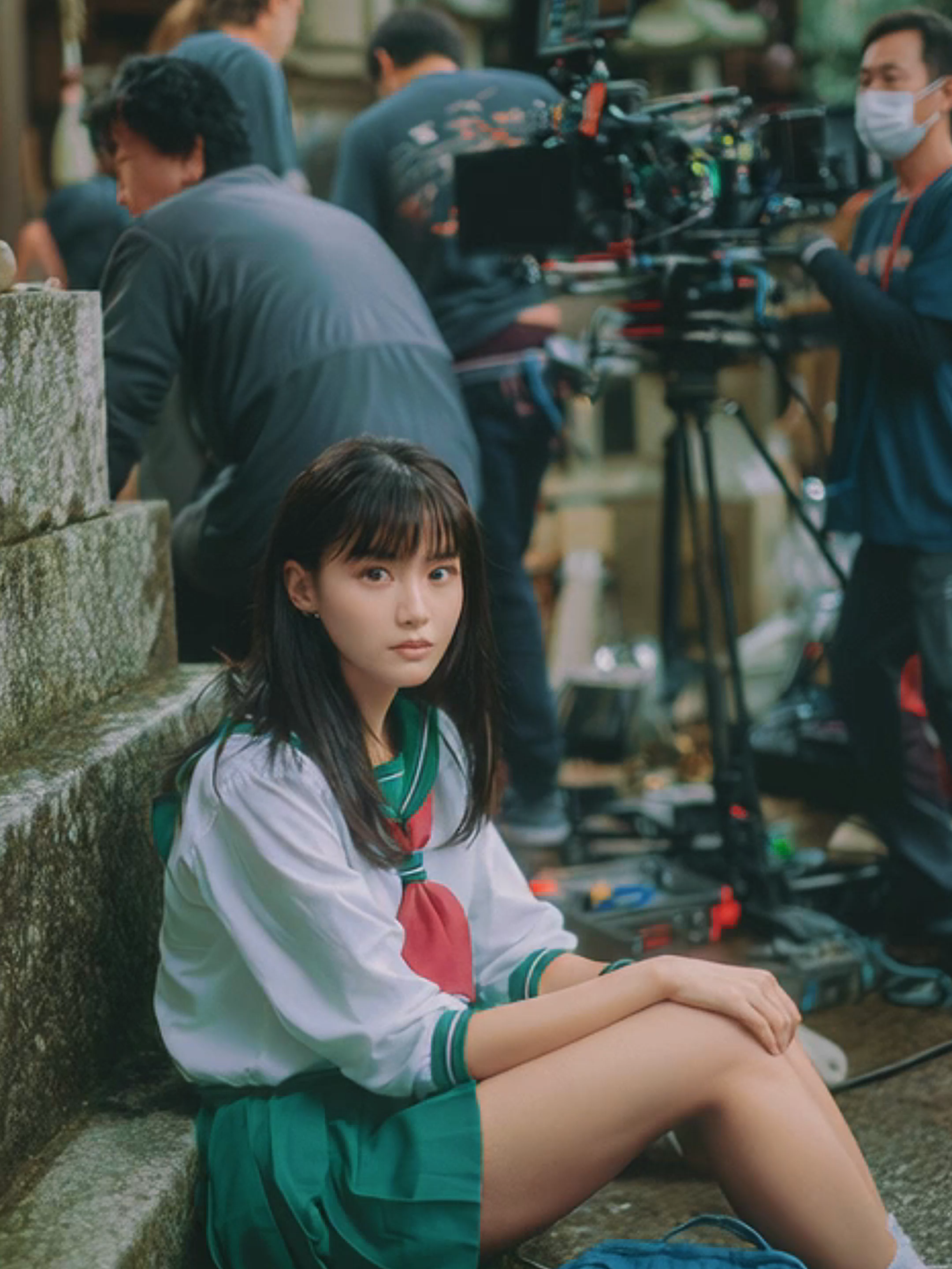 이누야샤 실사화 영화 촬영 현장 Behind-the-scenes of the live-action Inuyasha film . . . . . #Inuyasha #이누야샤 #犬夜叉 #AIedit #liveaction