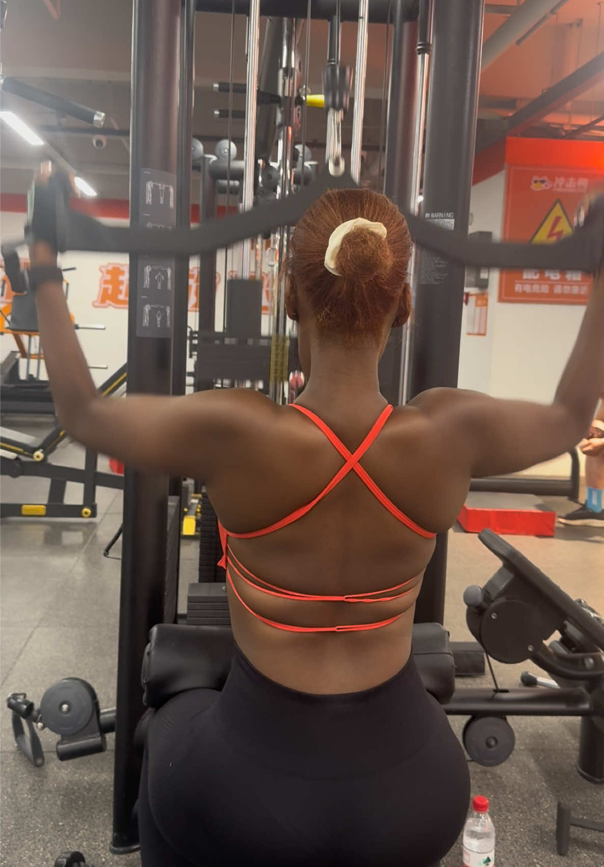 My favorite upper body workout 🧡#GymTok #gymgirlie #fyp #Fitness 