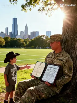 Little man we made it, if you only knew what you were capable of. #ai #youngandold 