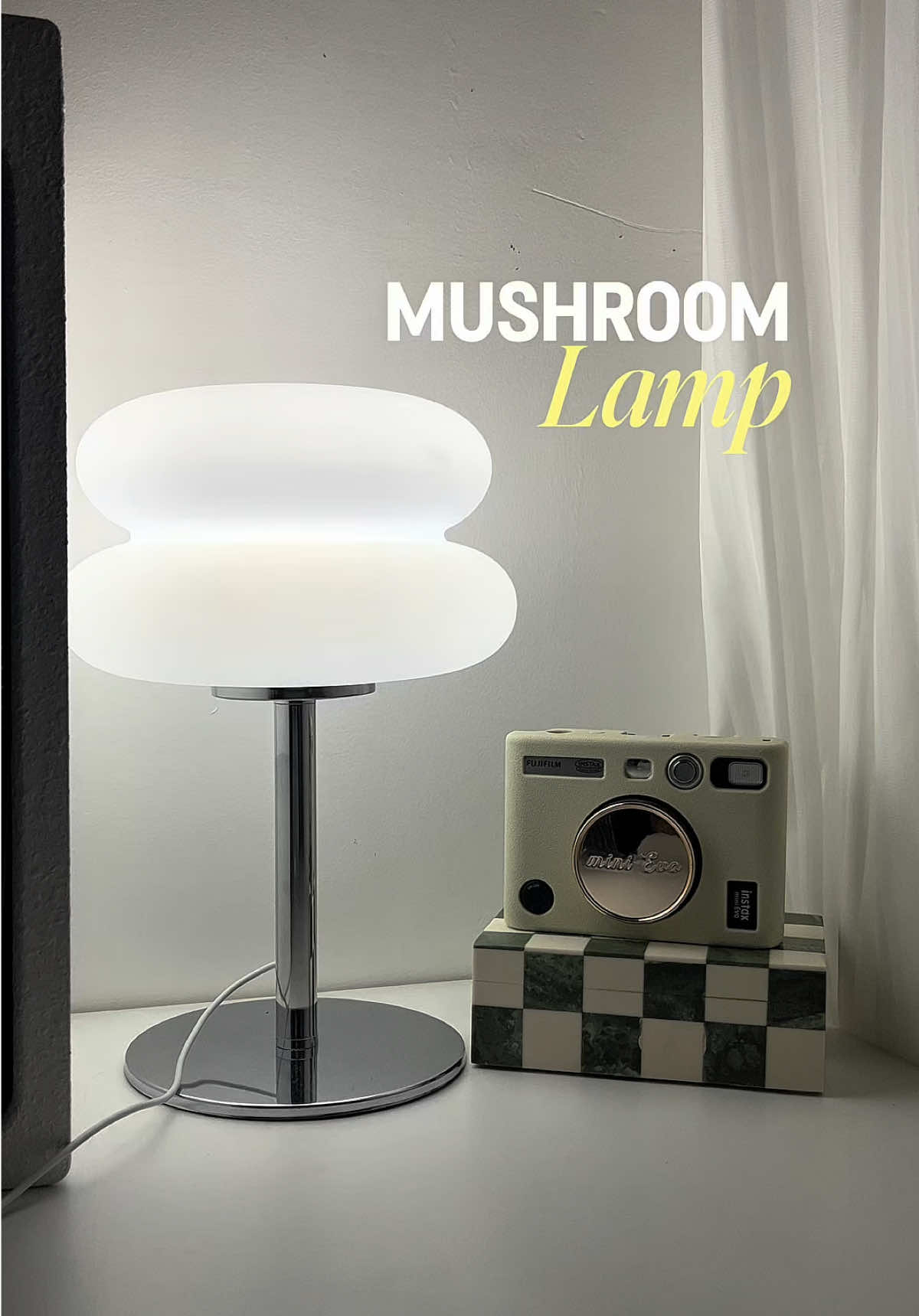 for aesthetic cozy vibe. Super ganda sa room✨ #Lamp #mushroomlamp #roomlights #aestheticlamp 