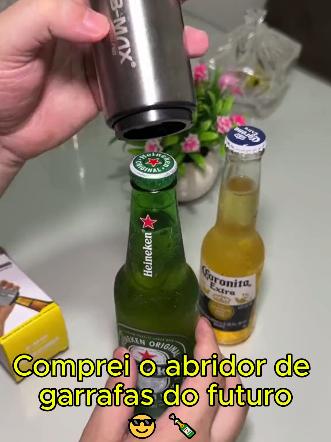 Prático, estiloso e sempre à mão! 🧲🍻 #smartescolha #tiktokshop #abridordegarrafa #churrasco #cerveja