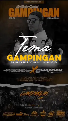 tema karnaval gampingan 2025 seeyou all in gampingan🙌 #creatorsearchinsights #karnavalgampingan  #karnavalsoundsystem #gampinganpagak #fyp  @riskiirvannanda7 @panduga.creative @youngjagaz.07  @GAMPINGAN GANK 