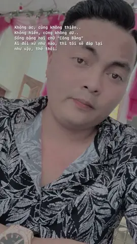 Tâm tao không ác nên đừng đi quá giới hạn của tao ok 