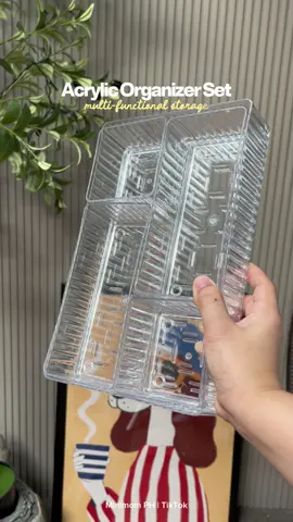 acrylic organizer set ⋆˚࿔ #acrylic #acrylicorganizer #organizer #storageorganizer #organize 