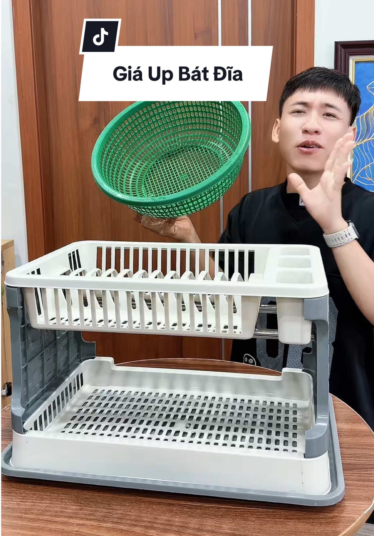 Giá úp bát đĩa 2 tầng #haohomhinh #giaupbatdia 