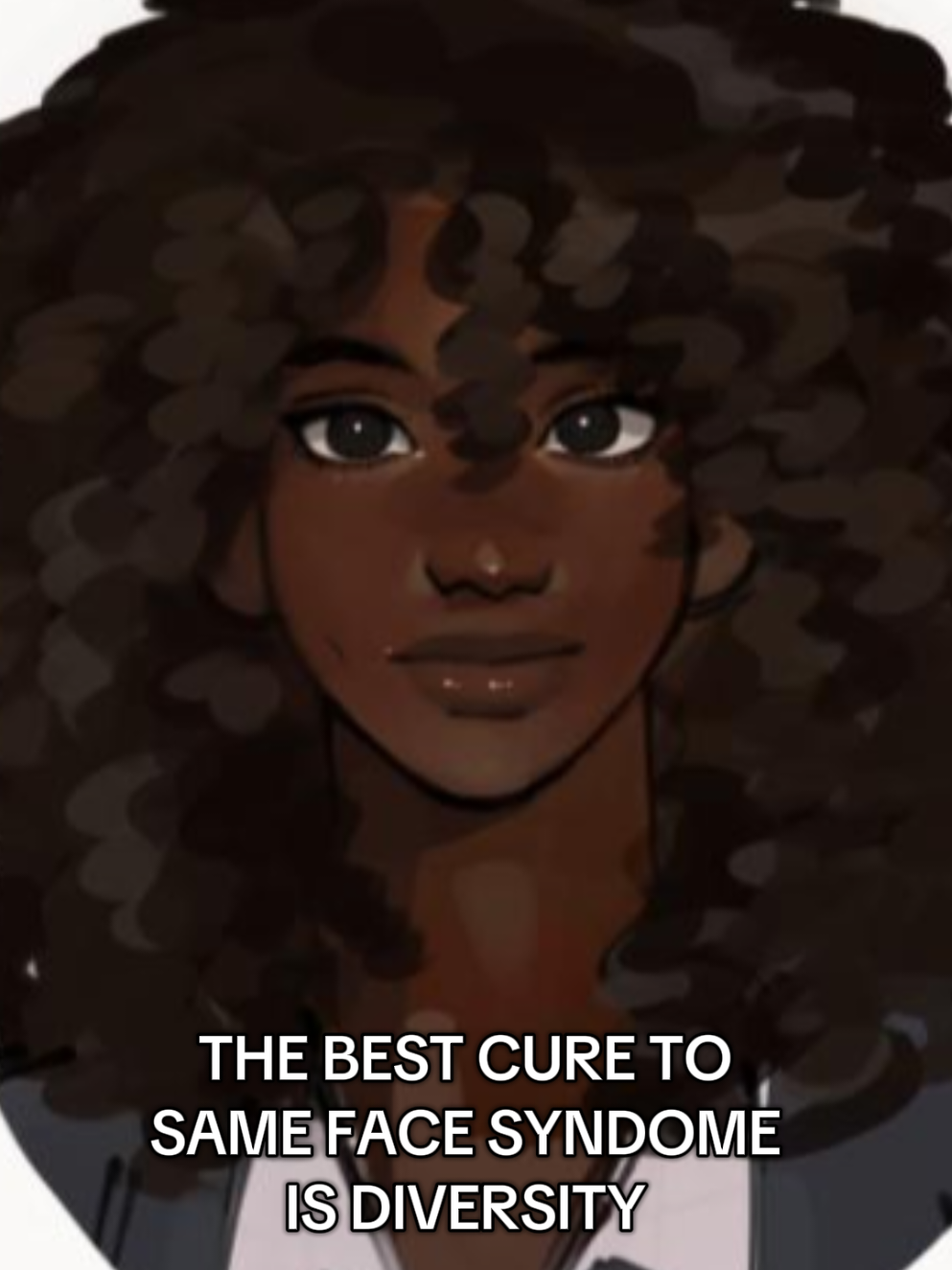 I'm pretty sure I still have it but atleast it's less noticeable 😭😭 posting this at 1 am nothing can stop me #originalcharacter #samefacesyndrome #oc #rendering #speedpaint 