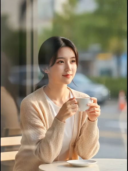 My Perfect Cafe Morning #ForYou #CafeVibes #MorningCoffee #GoldenHour #KoreanBeauty #OOTD #KFashion #MinimalMakeup #CozyMoments #CafeHopping #DailyLook #AestheticVibes #CoffeeLover #MyMoment #QuietMorning