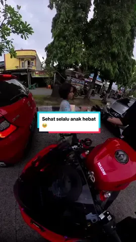 Sehat selalu anak hebat🥹❤️ #fyppppppppppppppppppppppp #fypage #kawasakininja #motovlog 