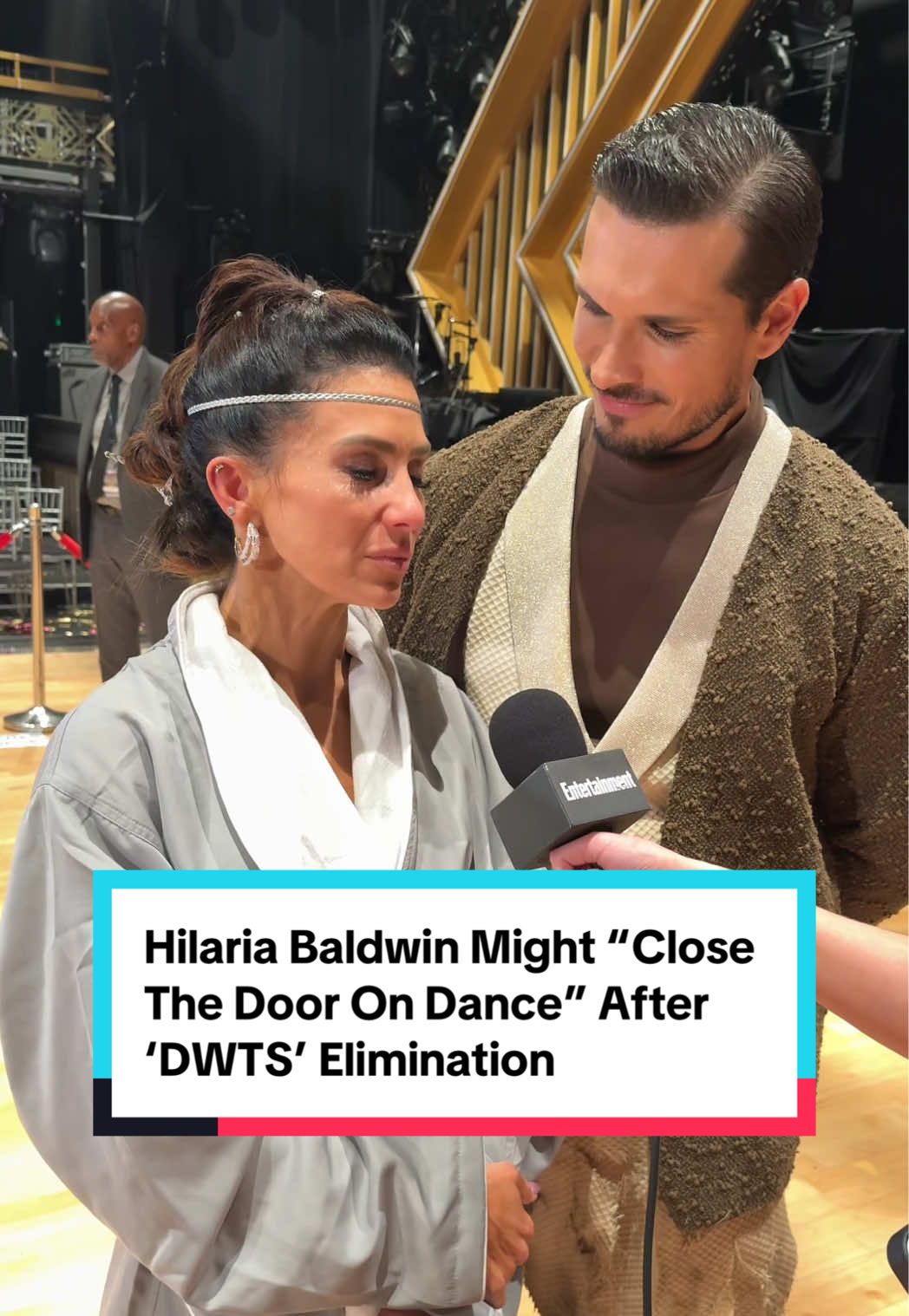 #HilariaBaldwin is reflecting on her journey with dance, saying she might “close the door again” after her elimination from #DWTS. #DancingWithTheStars #GlebSavchenko 