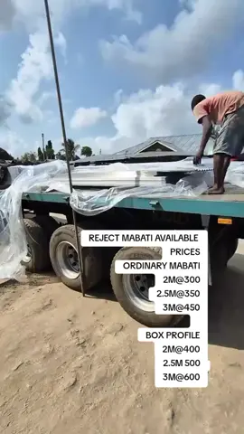 REJECT MABATI AVAILABLE  PRICES ORDINARY MABATI 2M@300 2.5M@350 3M@450   BOX PROFILE 2M@400 2.5M 500 3M@600 #successful #fyppppppppppppppppppppppp #bomamabatifactory #foryoupage #fypシ゚viral 
