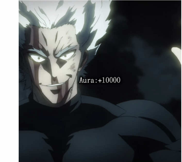 Demasiado aura Dios #simpdegarou #garouonepunchman #paratii #fyp #anime 