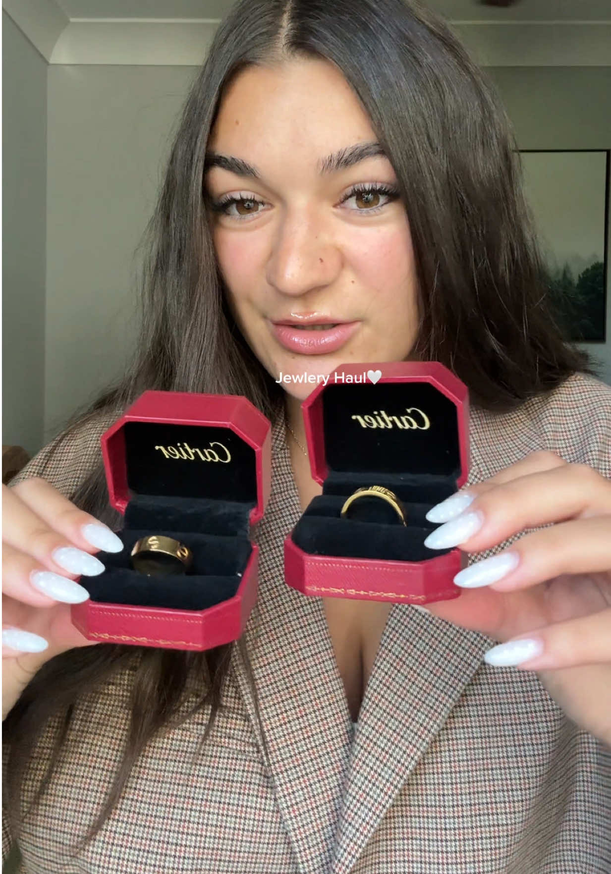 Jewlery haul🤍 #luxuryinspired #jewlery #luxuryinspiredjewelry #sparkly 