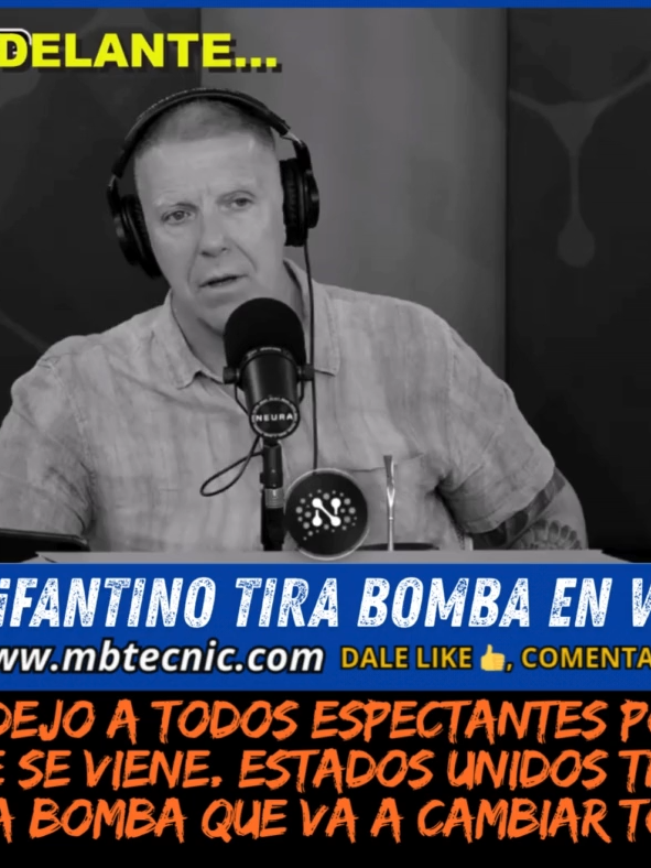 😎😲 ¡FANTINO TIRA BOMBA EN VIVO! Los dejo a todos espectantes por lo que se viene.  