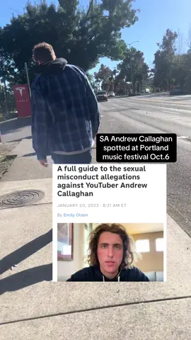 for any one feeling sorry for him here he was making woman and minors uncomfortable at a protest, he was lurking and asked to leave immediately @Andrew Callaghan Channel Five #andrewcallaghan #portlandoregon #fyp 