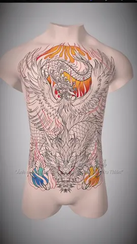 Phần 4: Rồng và Phượng, Long Phụng Xum Vầy Thiết kế riêng mn ib zl nhé  #xamhinhnghethuat  #tattoodesign  #typ  #toptattoo  #chanhxam 