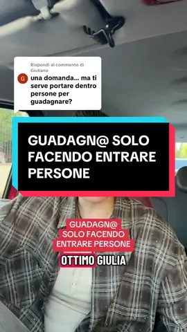 Risposta a @Giuliano  IL GUADAGNO E BASATO SULLE PERSONE CHE ENTRANO? #lavoroonline#lavoraredacasa#networkmarketingitalia#extra#donneincarriera 