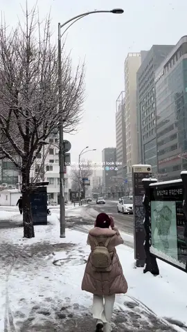 겨울 ❄️⛄️#southkorea #korea #winter #foryou 