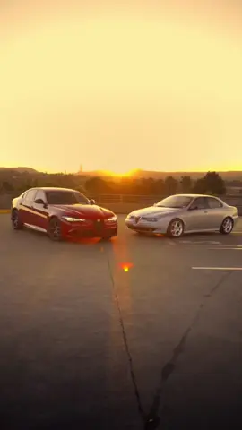 Alfa Romeo Giulia vs the 156 - the best looking pair of sedans ever made?  Check out @AlexShahini’s take on  this Alfa Romeo South Africa Giulia Quadrifoglio on site - with his daily driver 156 also previously featured on alfattitude.com  #AlfaRomeo #GiuliaQudrifoglio #AlfaRomeo156