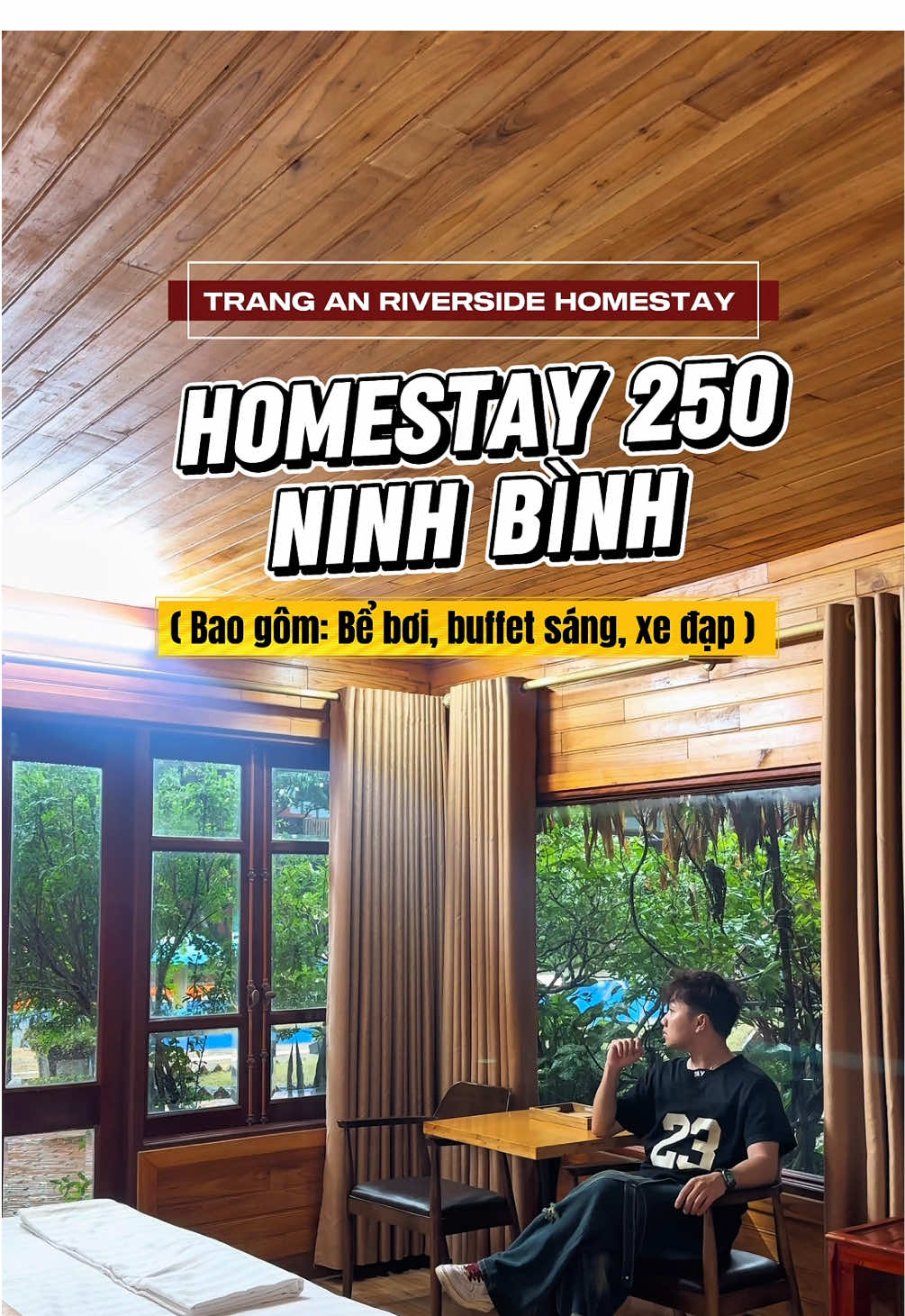 Ninh Bình mùa này đẹp lắm, nhưng nhiều bạn còn chưa biết ở đâu hạt rẻ mà gần các điểm du lịch Ninh Bình thì đây nha @Tràng An Riverside Homestay #bandendaychua #dulichninhbinh #ninhbinh #homestayninhbinh #tranganriversidehomestay 