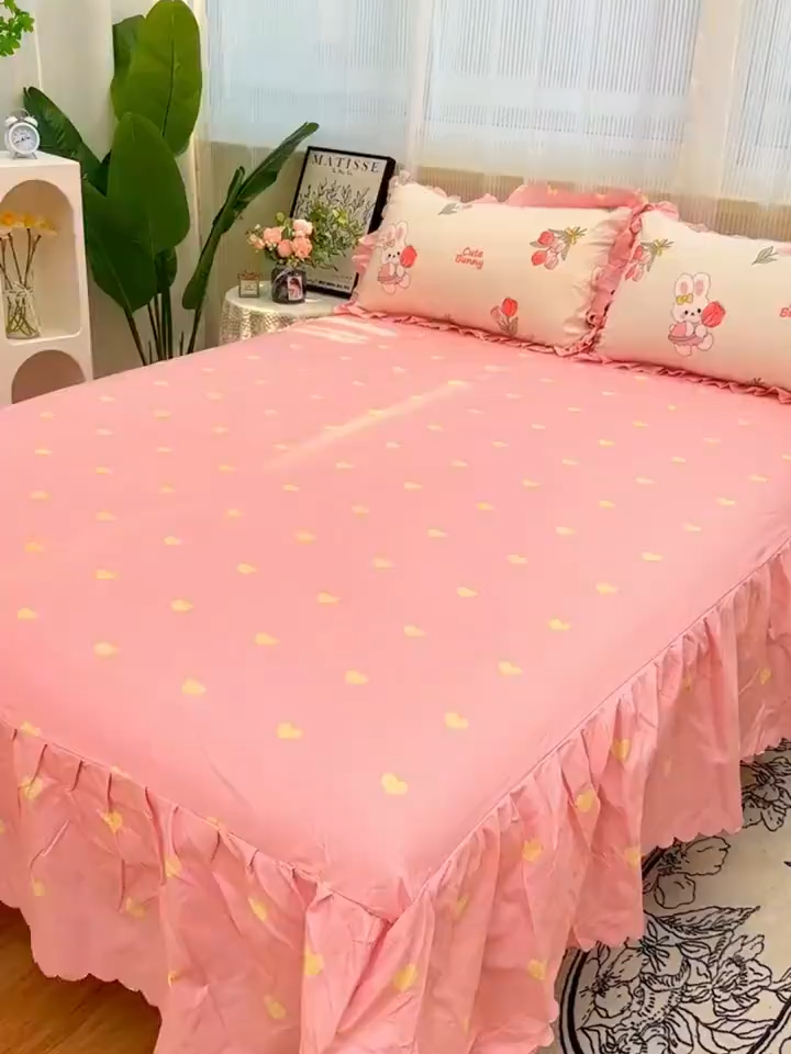 🍒💗 รีวิวความน่ารักของผ้าปูที่นอนกระโปรง เกินไป 🐰🛏️💖 #fypシ゚ #ฟิดดดシ #ฟิด #fyp #ฟิดดดดดดดดดดด🥺 #ป้ายยา #ของดีบอกต่อ #แต่งห้องนอน #ของมันต้องมี #เชียงใหม่ #มินิมอล #รีวิว
