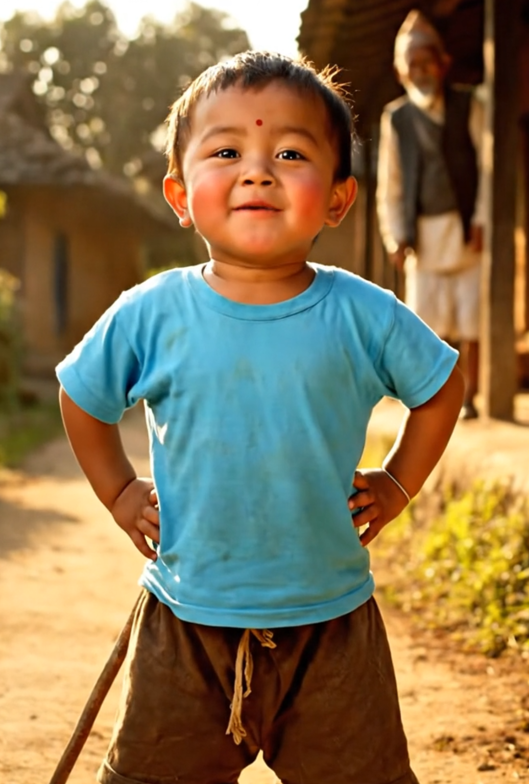 बाङ्गो बाङ्गो थिए 😆 #ai #ViralNepaliAi #nepal #yeti #NepaliAi 