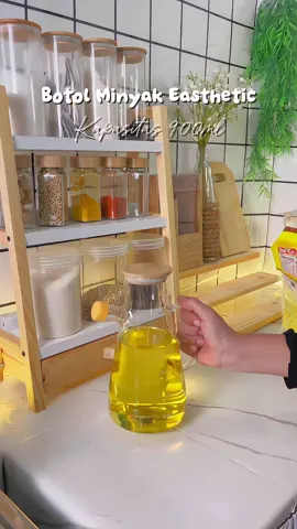 One Two Cups Botol Minyak Goreng Bahan Borosilicate Glass Oil Pot 900ml ##botolminyak##botolestetik##kontenkreator##dapurestetik##homeliving