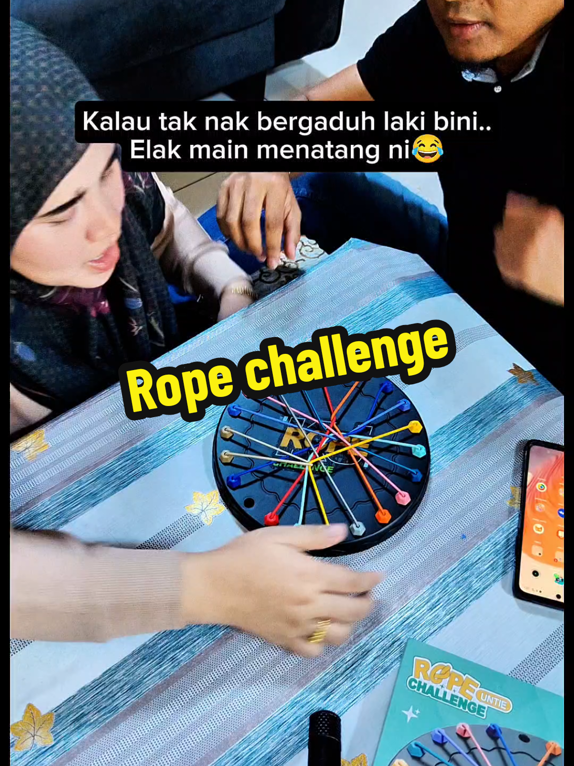 Hiburkan hujung linggu laki bini #mainanviral #mainanedukasi #aktivitibersamaanak 