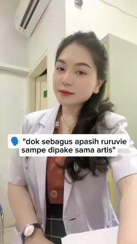 sebagus itu🥰 #ruruvie #ruruvieskin #dokter #ruruviewhitening #syifahadju 