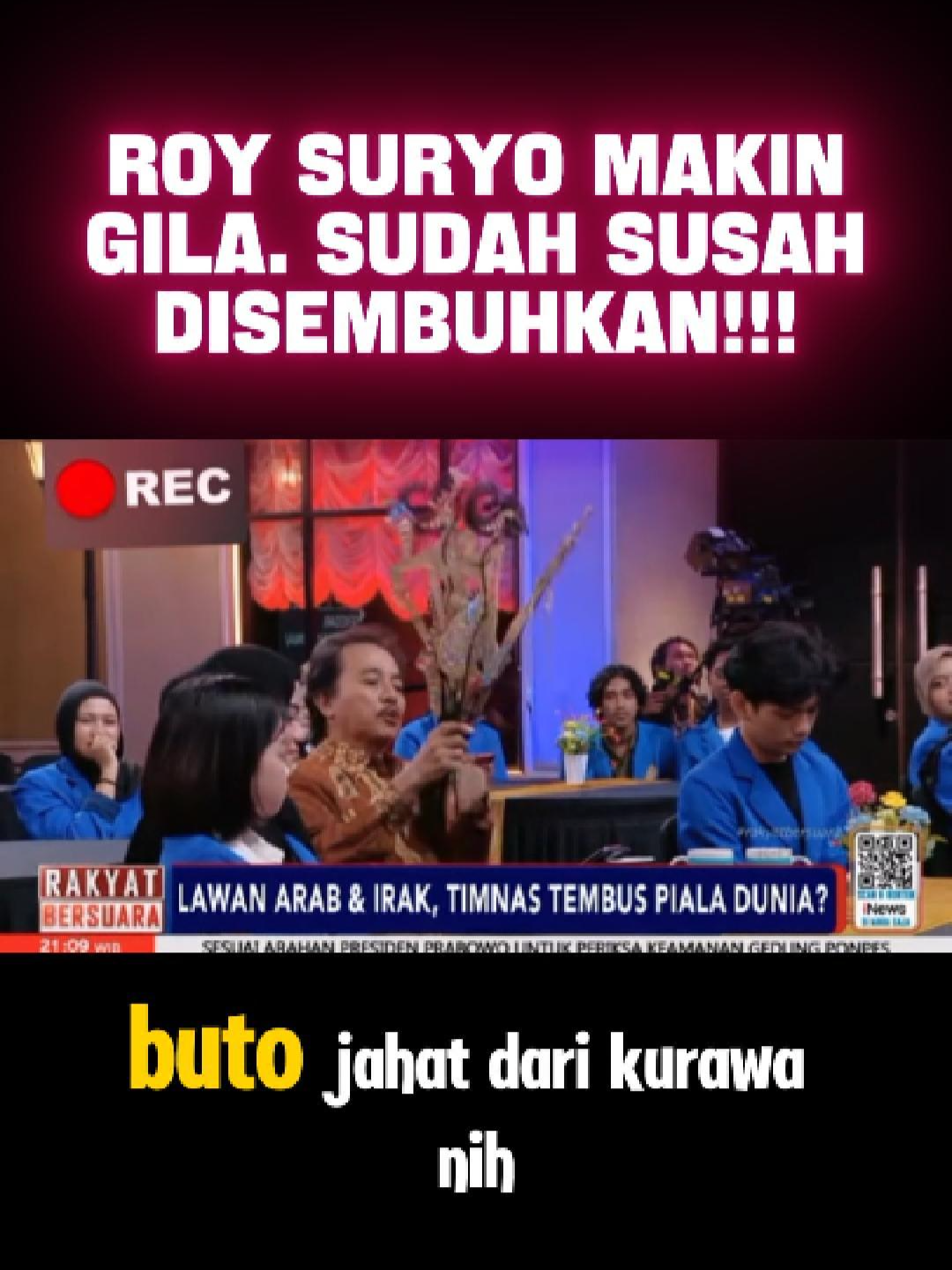 Roy Suryo Makin Hilang Kewarasannya. Sulit Disembuhkan!