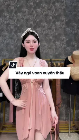 Váy ngủ voan xuyên thấu#vaynguvoanxuyenthau #xuhuongtiktok #myoutfit 