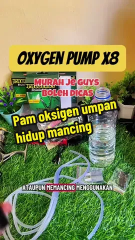 Pam oksigen x8 utk memancing  menggunakan umpan udang hidup & ikan harga berbaloi guys #pamoksigen  #umpanhidup  #udanghidup  #umpanmancing  #oxygenpump 