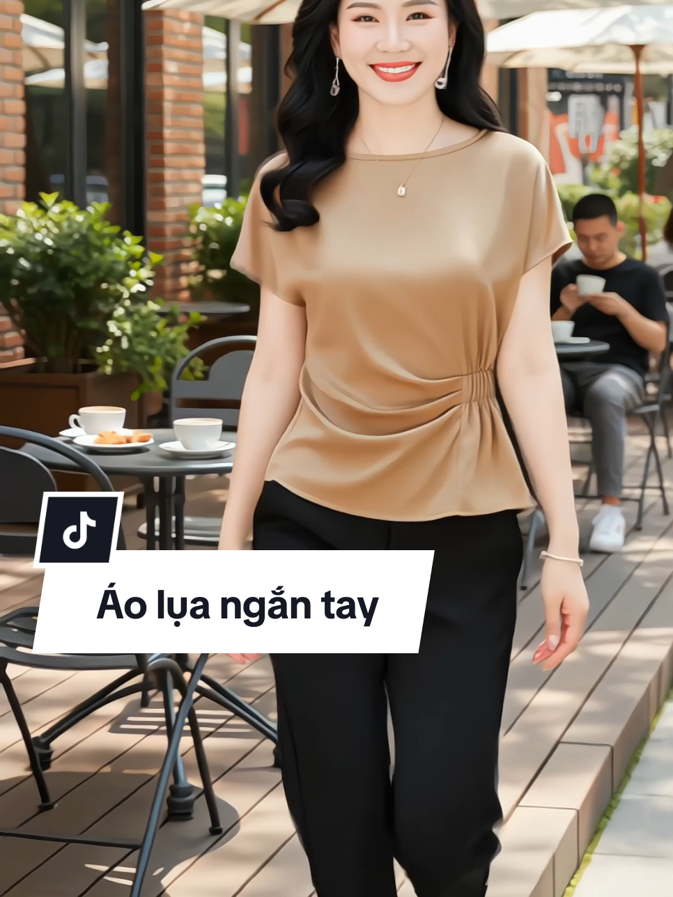 Áo lụa nữ măng gô ngắn tay mẫu mới sang chảnh cho quý cô #aoluangantay #aosominu #aosomisangchanh #aocongso #xuhuong 