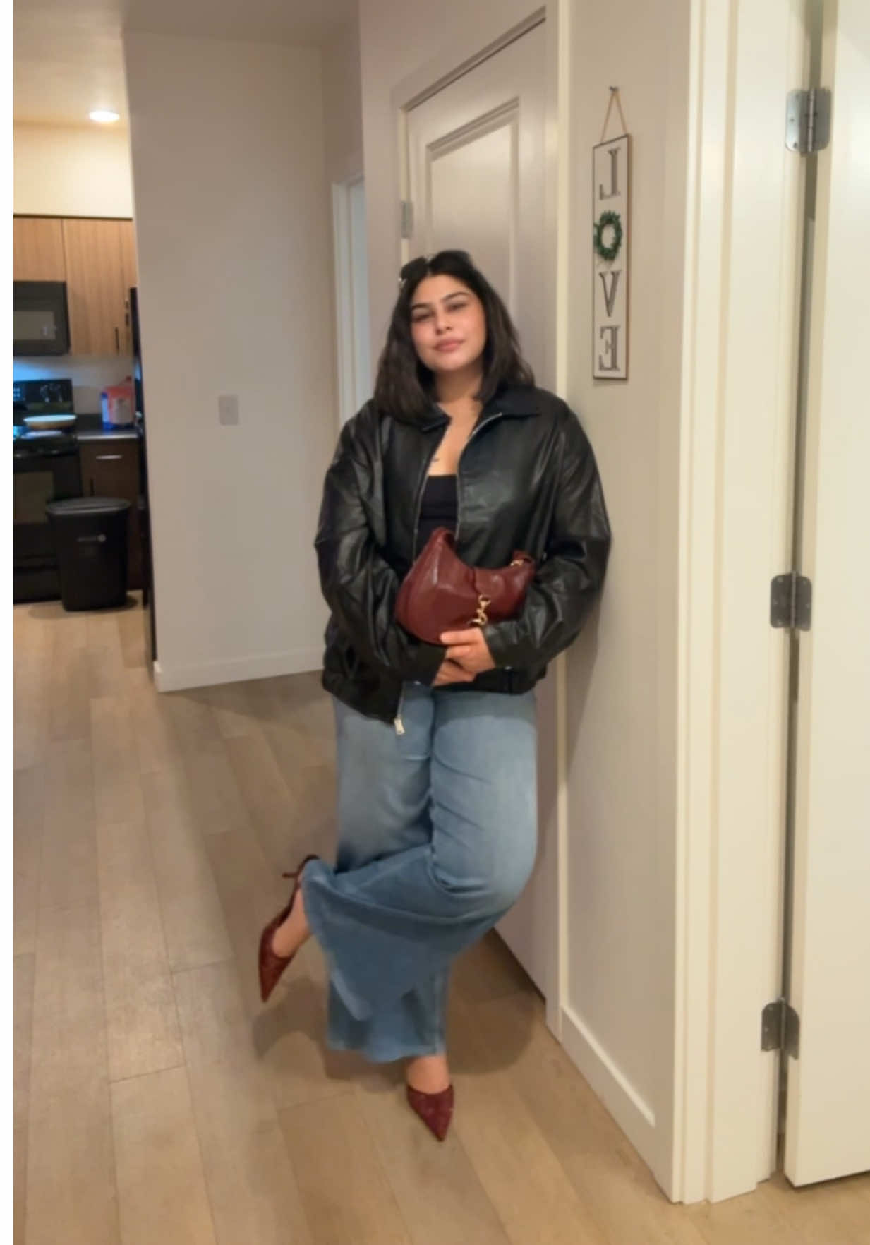 Outfit details: Jacket @Revolve  Pant @Halara_official  Heels @ZARA  Bag @SHEINUS @SHEIN  Glasses @Miu Miu 