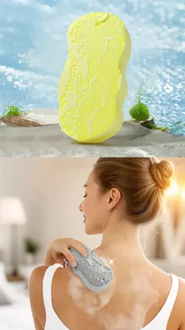 Su tacto suave hace que esta esponja sea muy cómoda de usar en la ducha. Elimina eficazmente la suciedad y mejora el aspecto de mi piel🧽 #esponja#baño#cleaning#sponge#fyppp  
