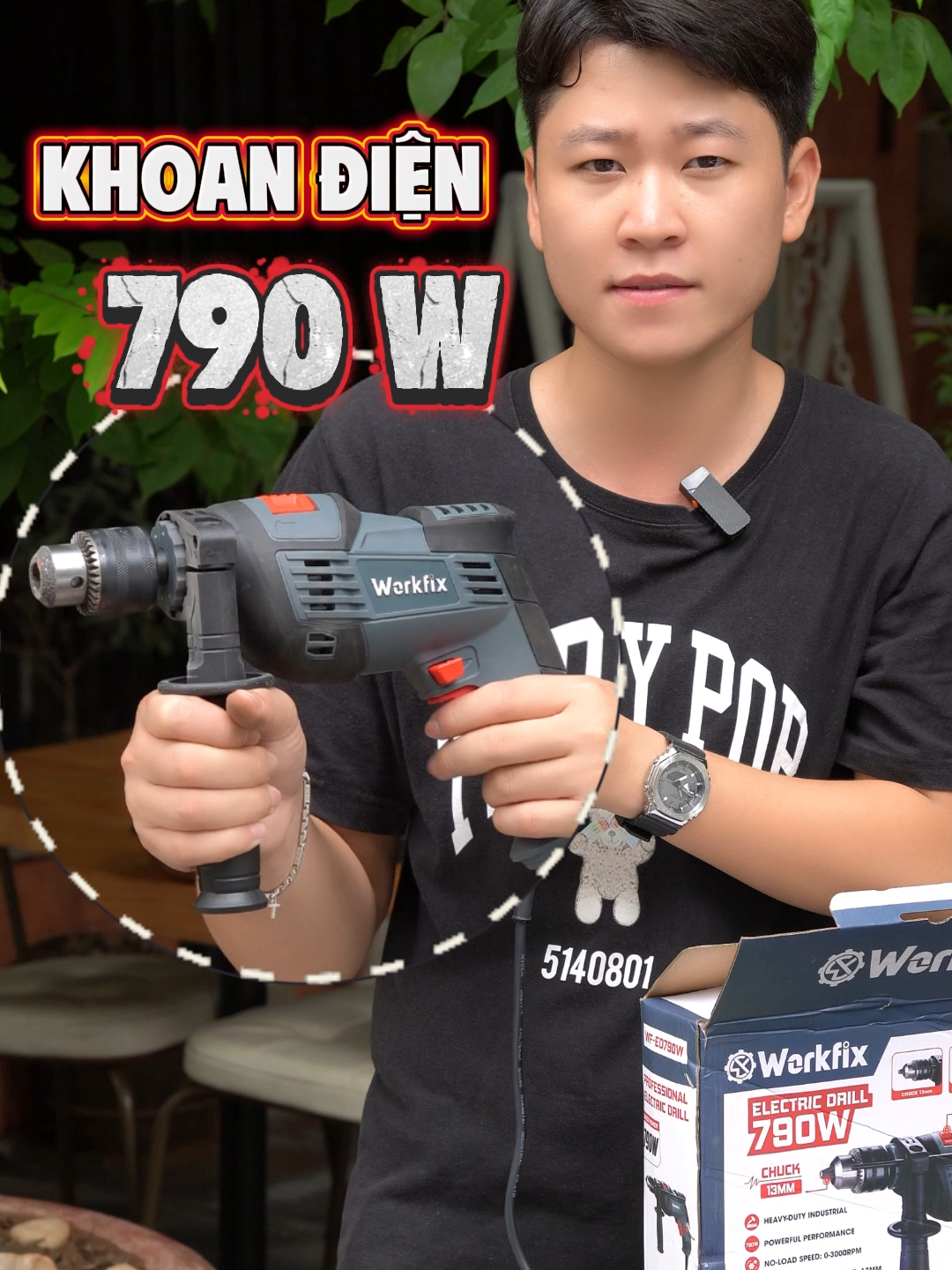 Khoan điện 13ly Workfix công suất lên tới 790W #workfix #boshun #khoan #máykhoan #máykhoandienworkfix